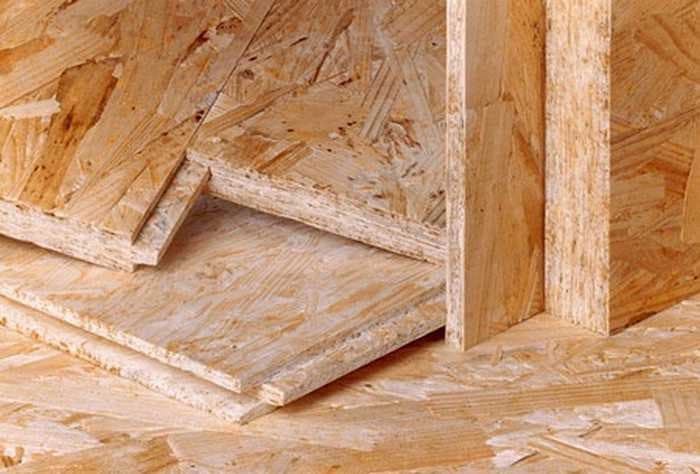 Склад с плитами OSB в Минске